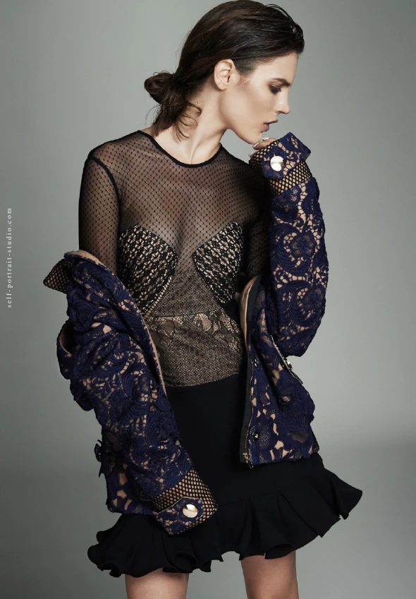 Colour portrait from the original Self-Portrait editorial.